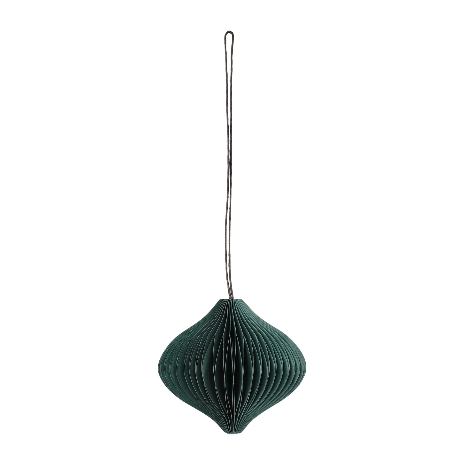 Onion baubles 4-pack, Forest Green Scandi Living