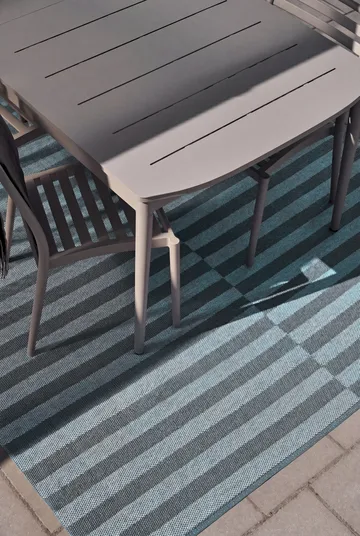 Path rug - Ocean blue, 150x200 cm - Scandi Living