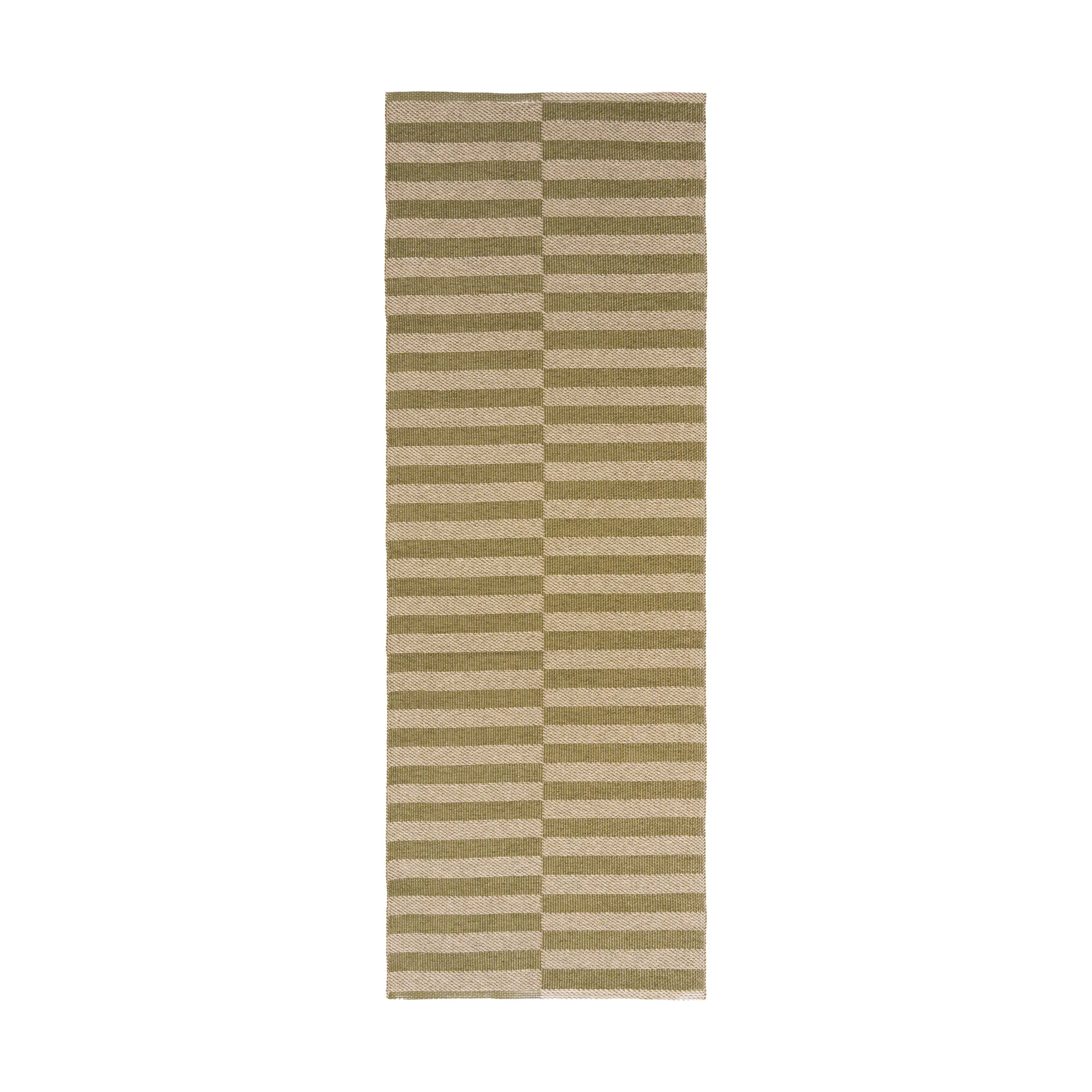 Path runner rug, Olive green, 70x200 cm Scandi Living