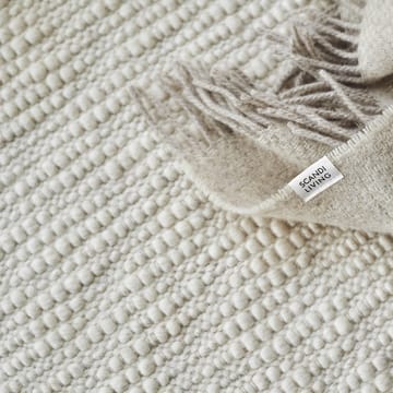 Pebble wool carpet white - 170x240 cm - Scandi Living