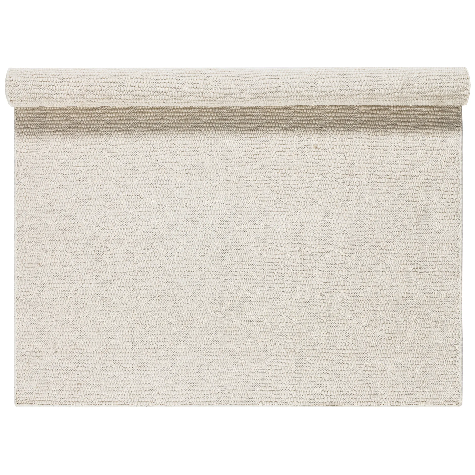 Pebble wool carpet white, 200x300 cm Scandi Living