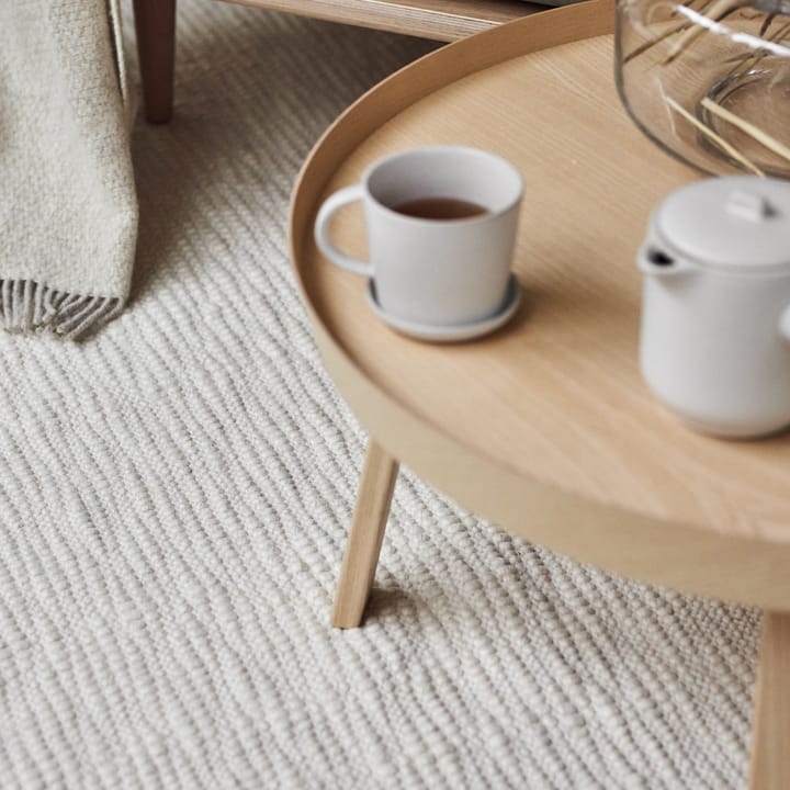 Pebble wool carpet white - 200x300 cm - Scandi Living