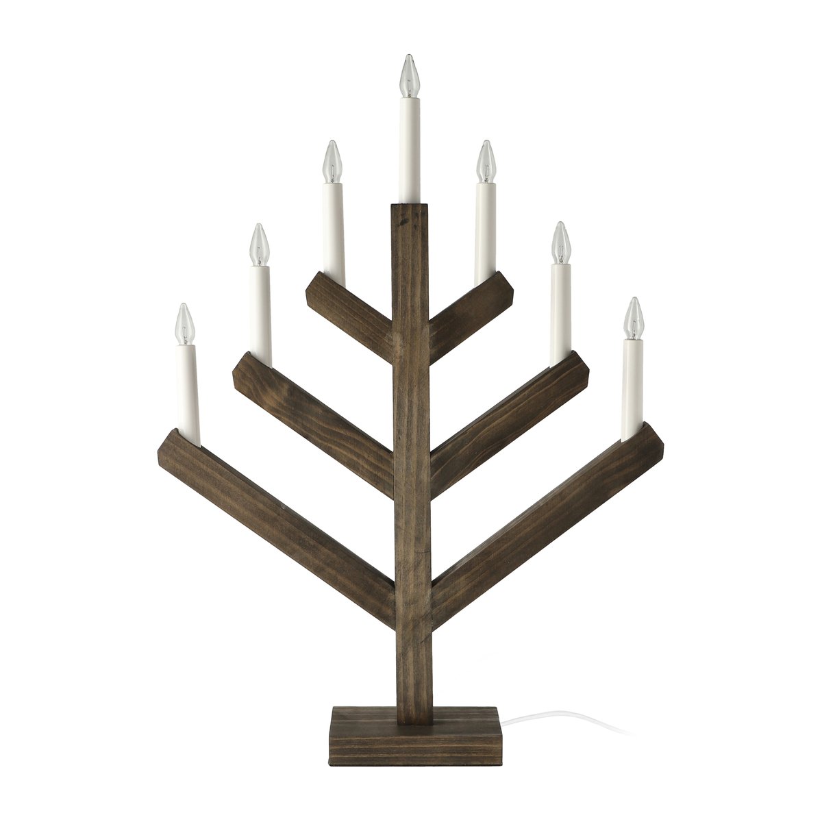 Scandi Living Pine advent candle 62 cm Dark oil
