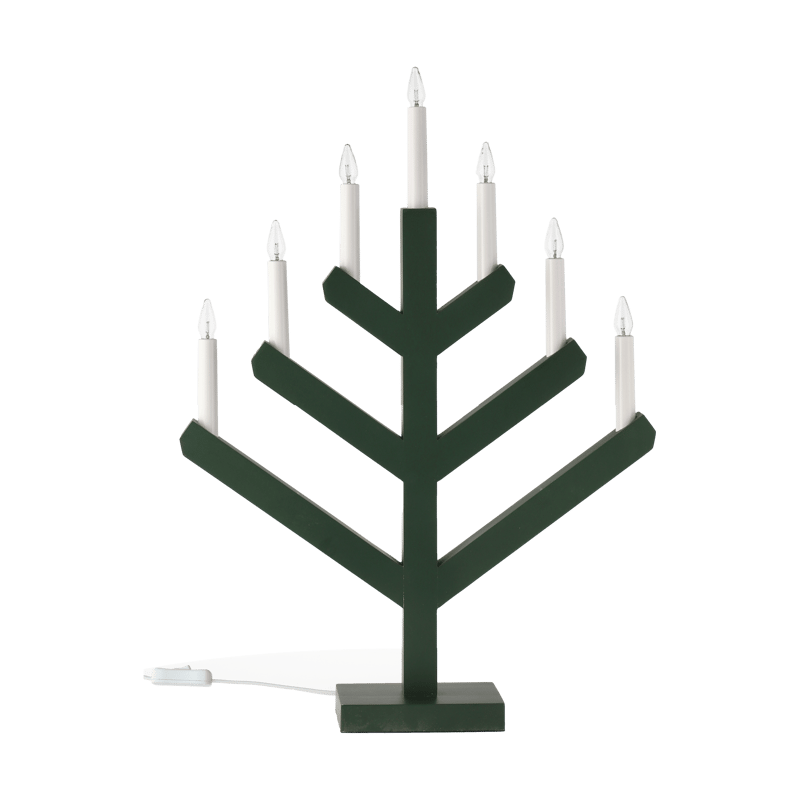 Scandi Living Pine advent candle 62 cm Green
