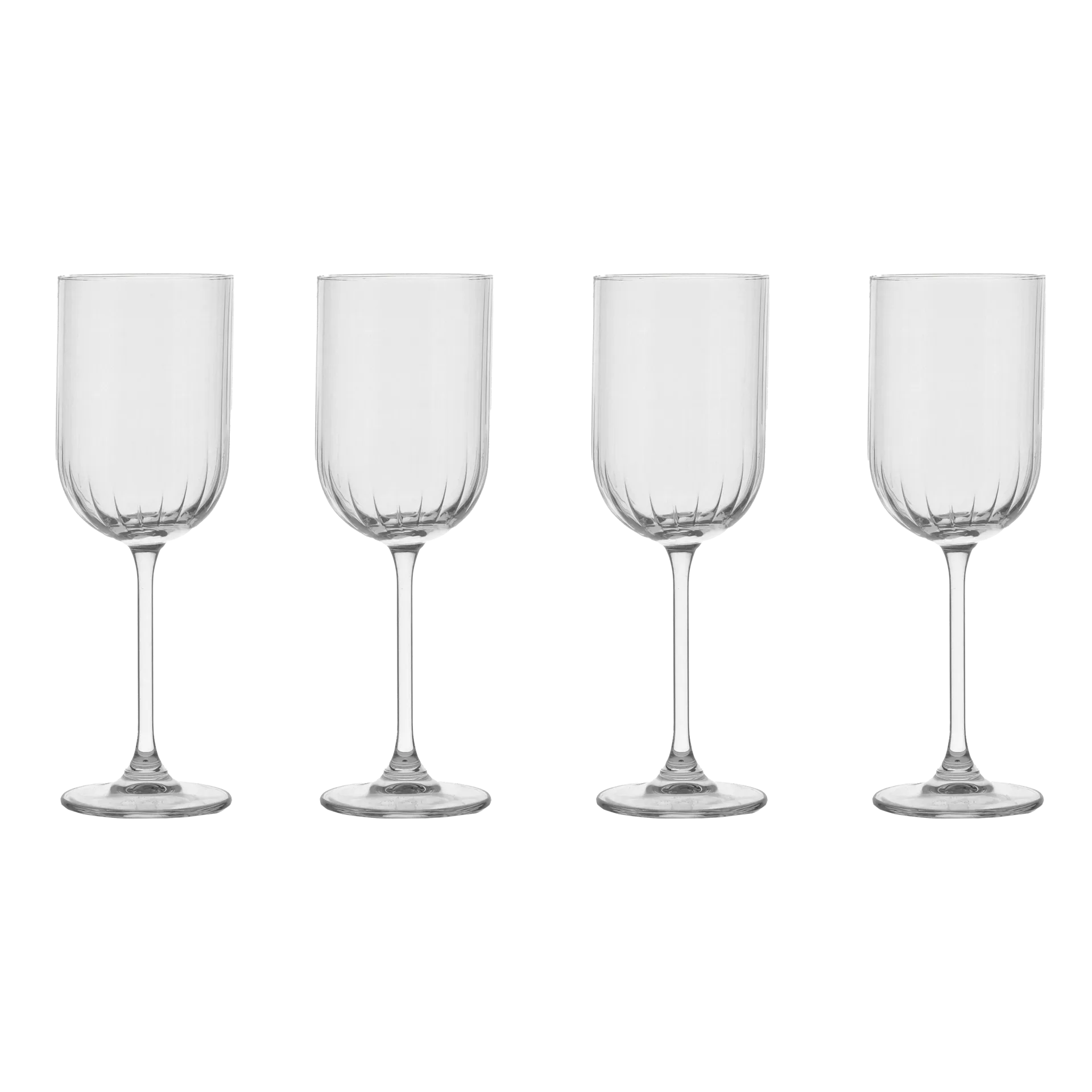 Pristine white wine glasses 32 cl 4-pack, Clear Scandi Living
