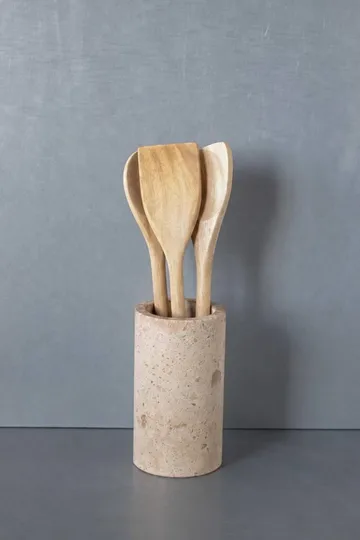 Ridge kitchen utensil holder - Ø9.6x17 cm - Scandi Living