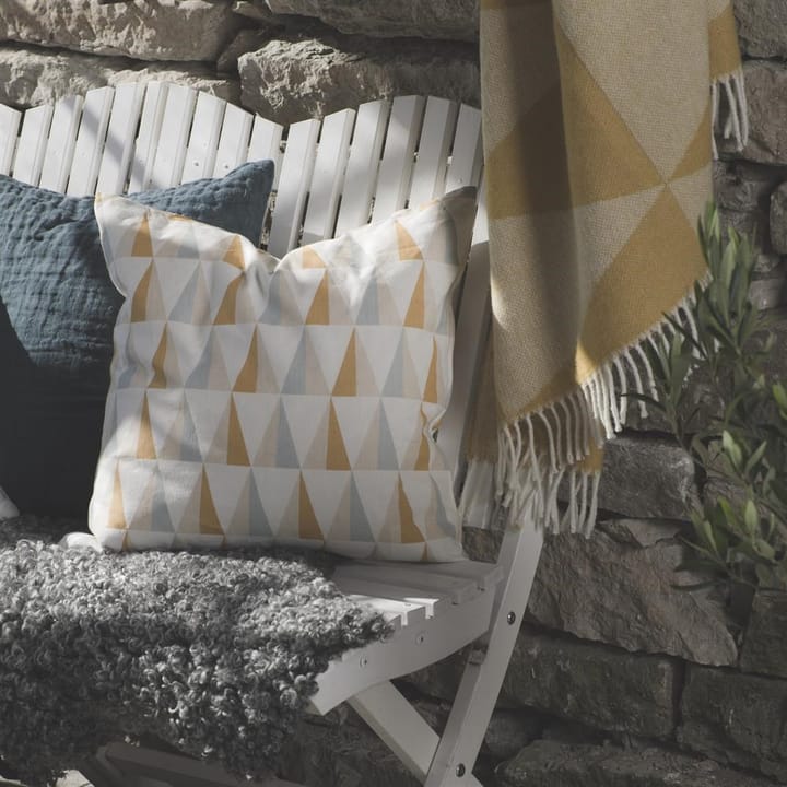 Rime cotton throw - mustard - Scandi Living