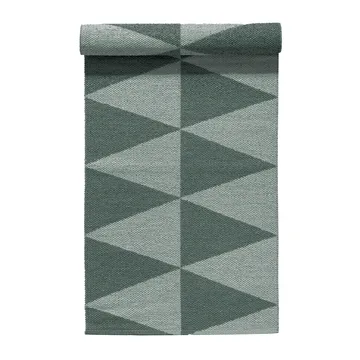 Rime plastic rug green - 70x150cm - Scandi Living