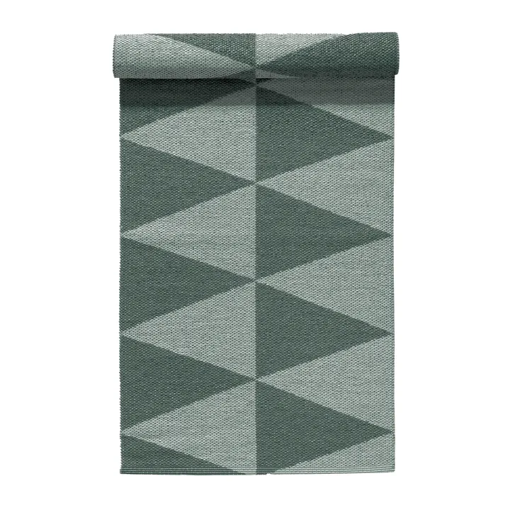 Rime plastic rug green - 70x150cm - Scandi Living
