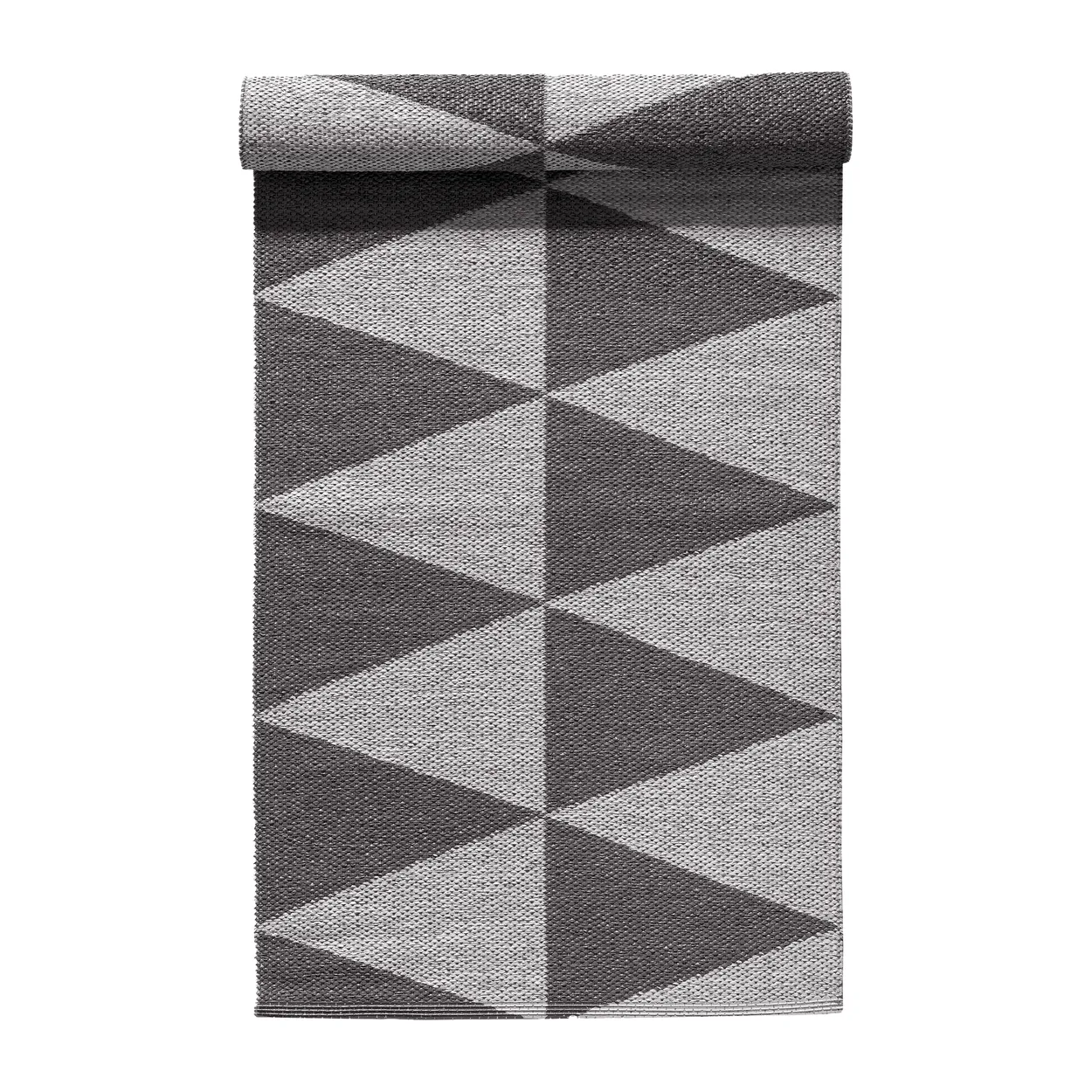 Scandi Living Rime plastic rug grey 70x200cm | Scandinavian Design | Plastic rugs | Grey