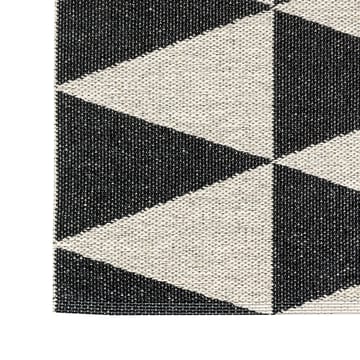 Rime rug black - 70x200 cm - Scandi Living