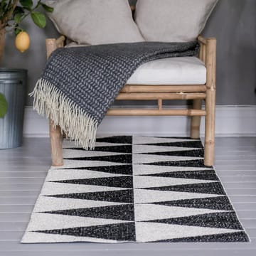 Rime rug black - 70x200 cm - Scandi Living