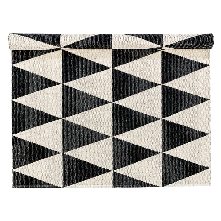Rime rug large black, 150x200 cm Scandi Living