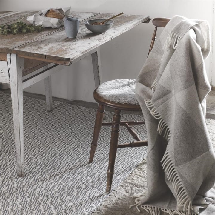 Rime wool throw - fog - Scandi Living