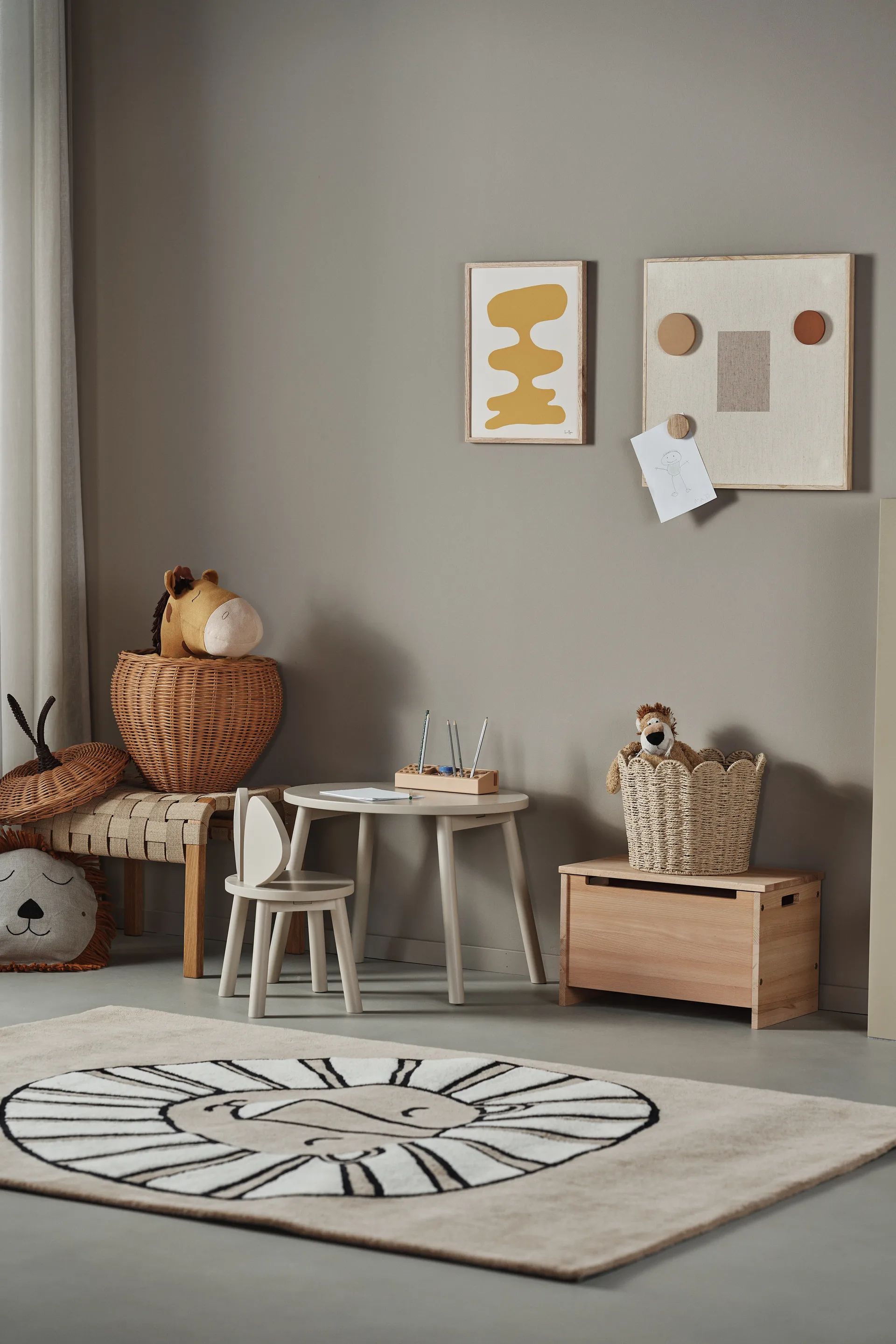 Roar wool rug 170x240 cm, Sand Scandi Living