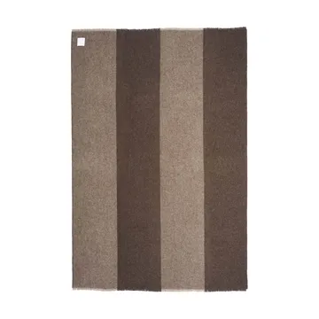 Row wool throw - Brown, 120x185 cm - Scandi Living