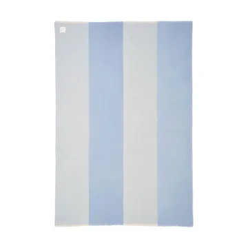 Row wool throw - Light blue, 120x185 cm - Scandi Living