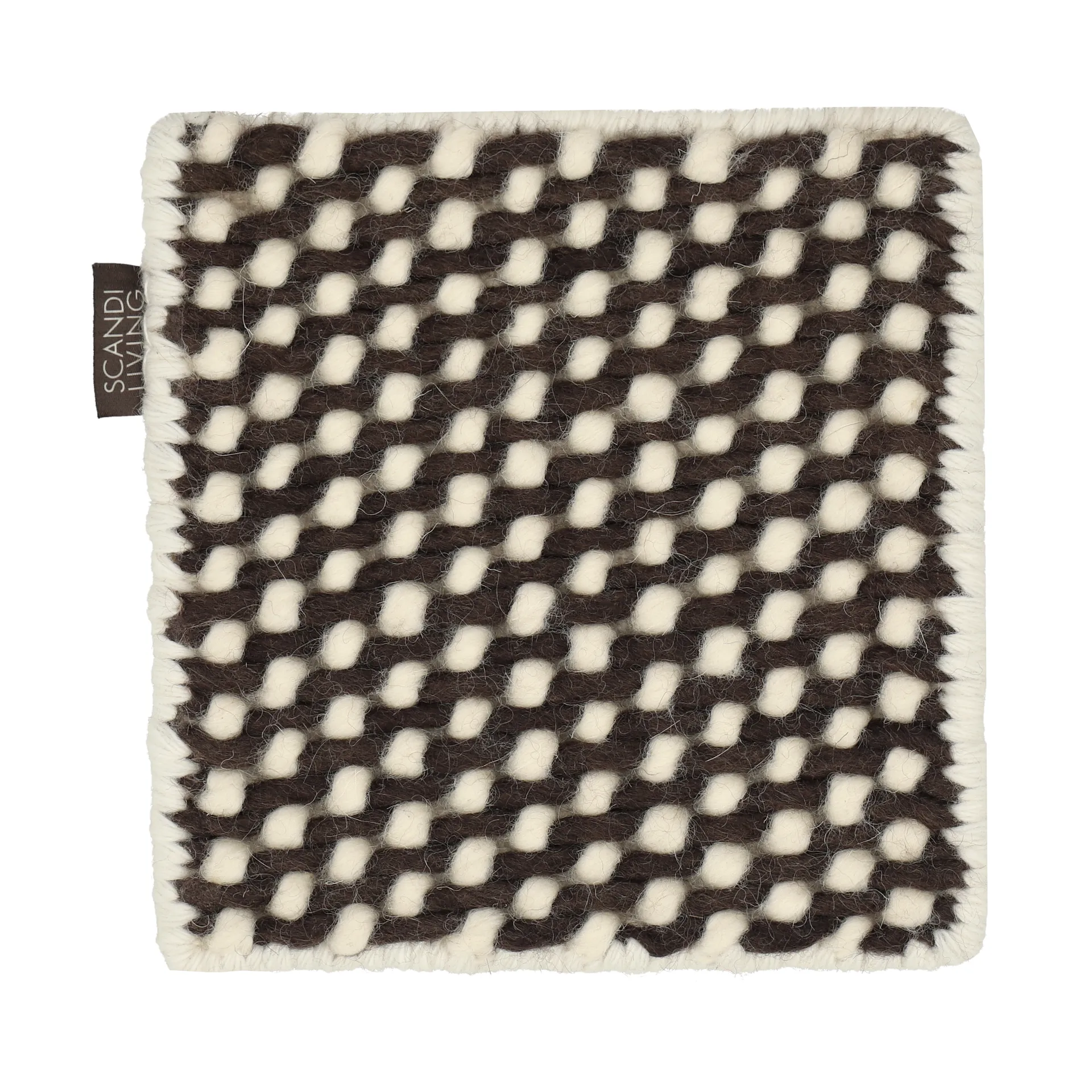 Sample Hill wool rug, White-brown Scandi Living