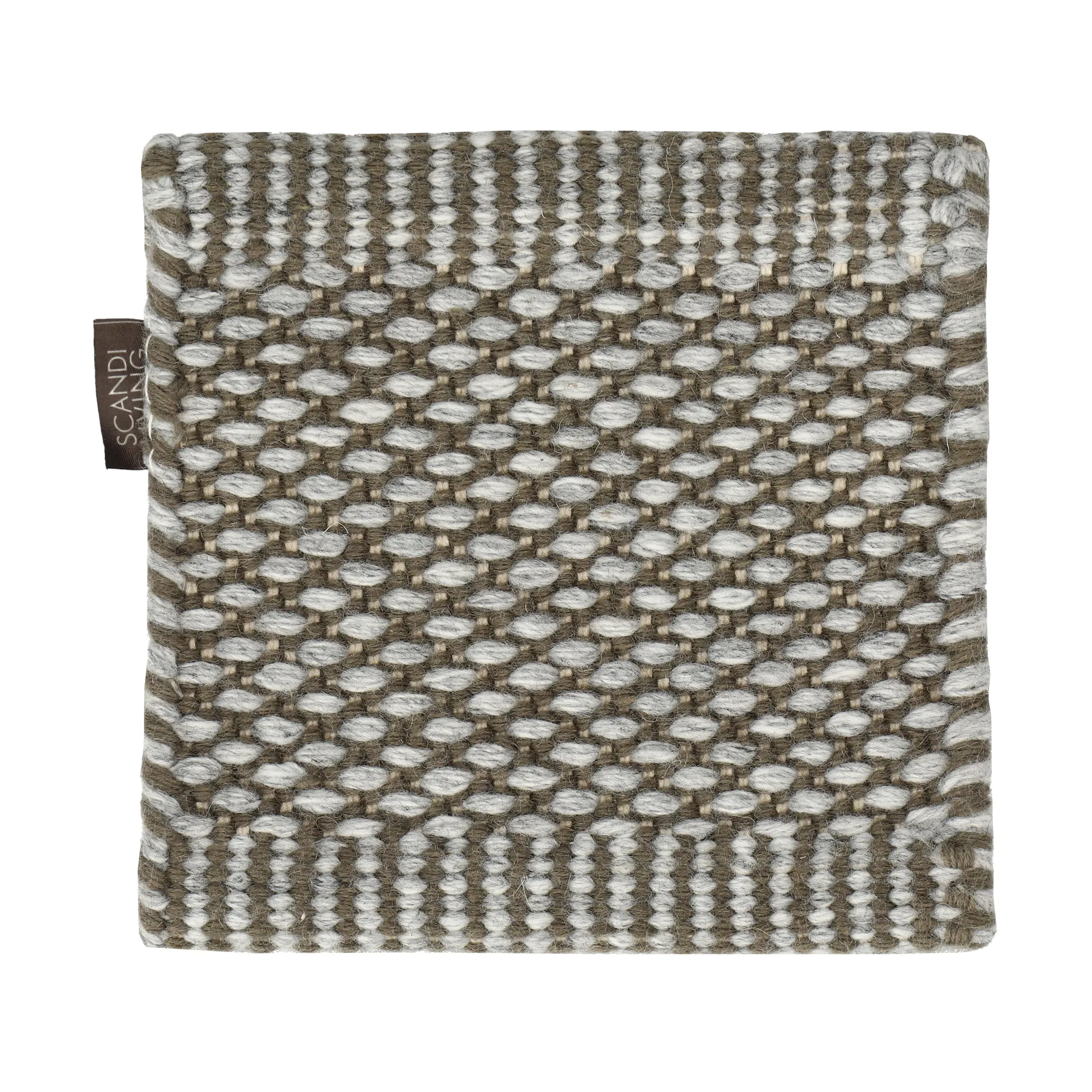 Sample Matt Lea wool rug, Natural gray Scandi Living