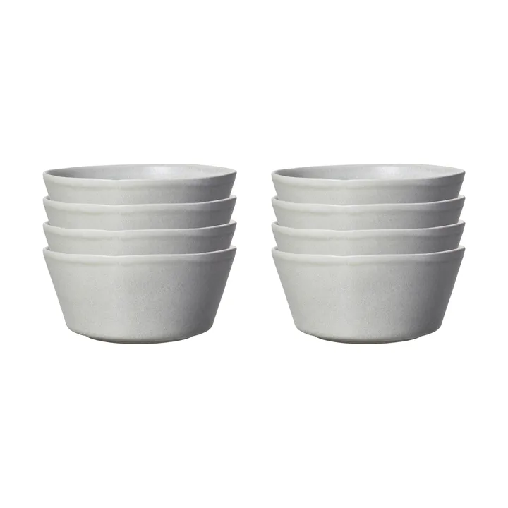 Sandsbro bowl light grey, Ø15 cm, 8-pack - Scandi Living