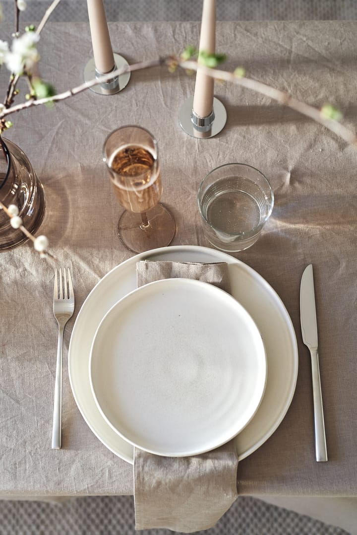 Sandsbro dinner plate Ø26 cm - Off white - Scandi Living