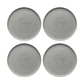 Sandsbro dinner plate light grey, Ø26 cm, 4-pack - Scandi Living