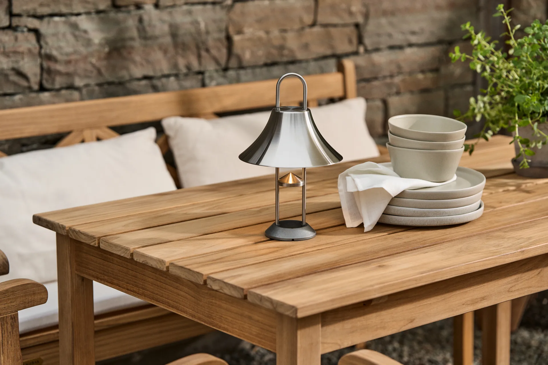 Sandsbro dinner plate light grey, Ø26 cm, 8-pack Scandi Living