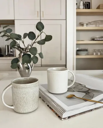 Sandsbro mug light grey, 30 cl, 4-pack - Scandi Living