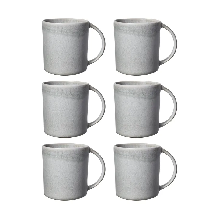 Sandsbro mug light grey, 30 cl, 6-pack - Scandi Living