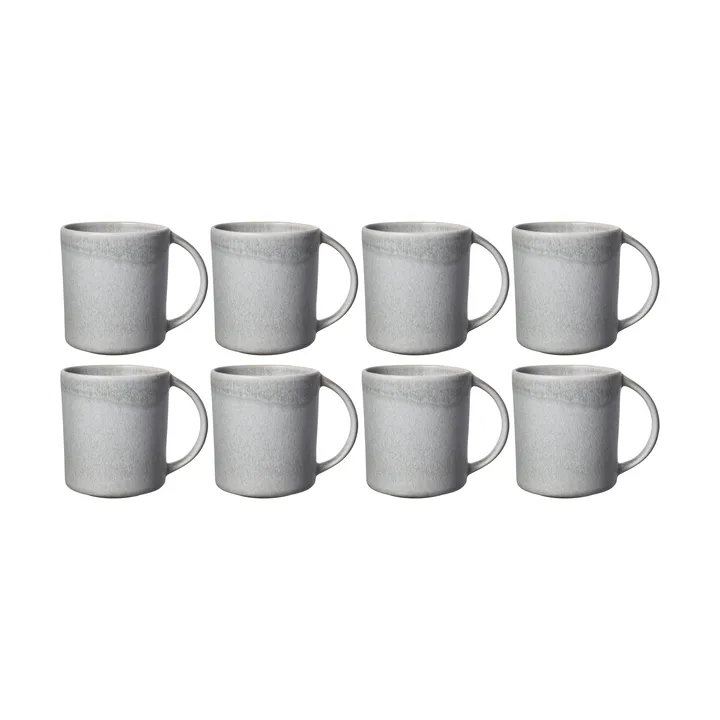Sandsbro mug light grey, 30 cl, 8-pack - Scandi Living