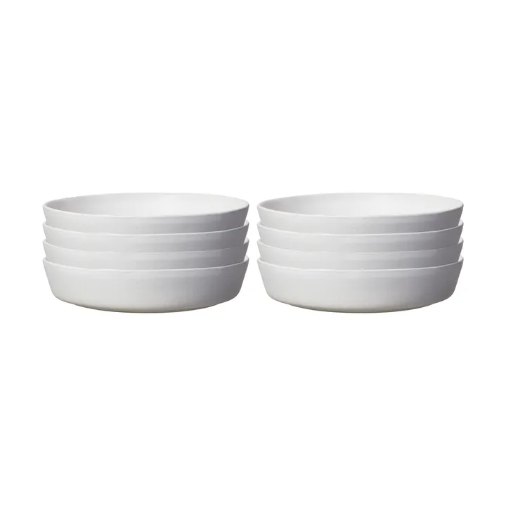 Sandsbro pasta plate offwhite, Ø23 cm, 8-pack - Scandi Living