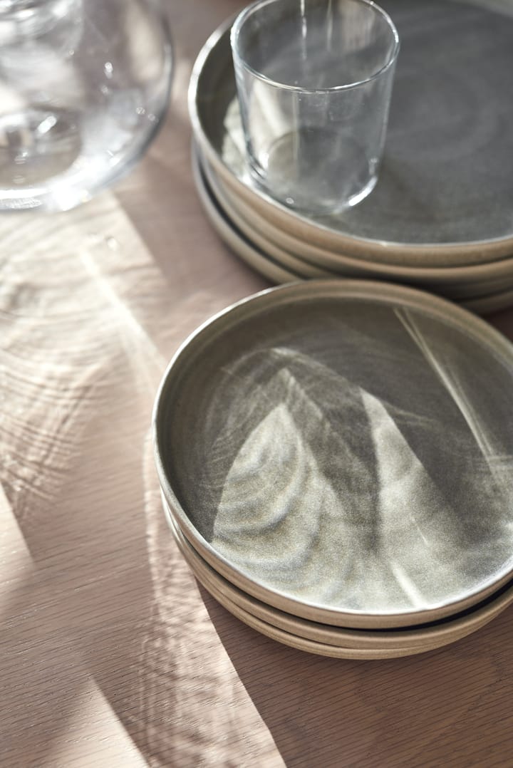 Sandsbro small plate Ø20 cm - Light grey - Scandi Living