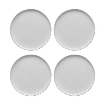 Sandsbro small plate offwhite, Ø20 cm, 4-pack - Scandi Living
