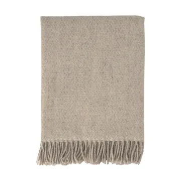 Sandstone wool throw 130x180 cm - beige - Scandi Living