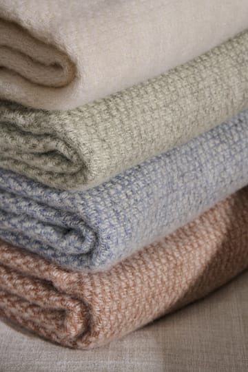 Sandstone wool throw 130x180 cm - Cream - Scandi Living