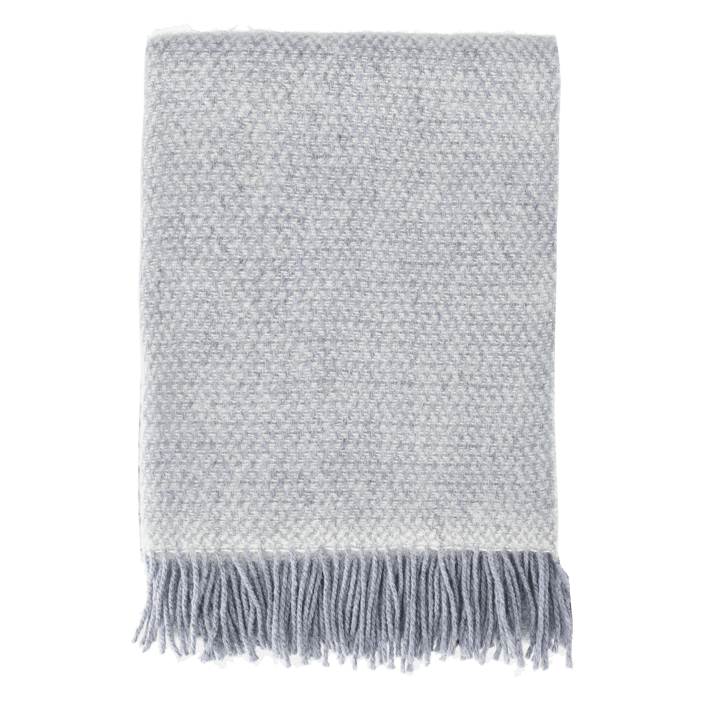 Sandstone wool throw 130x180 cm - Dove Blue Melange - Scandi Living