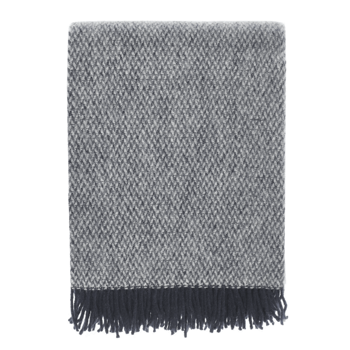 Sandstone wool throw 130x180 cm - Indigo blue - Scandi Living