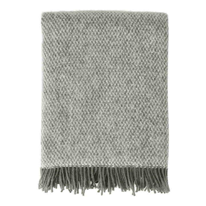 Sandstone wool throw 130x180 cm - Khaki green - Scandi Living