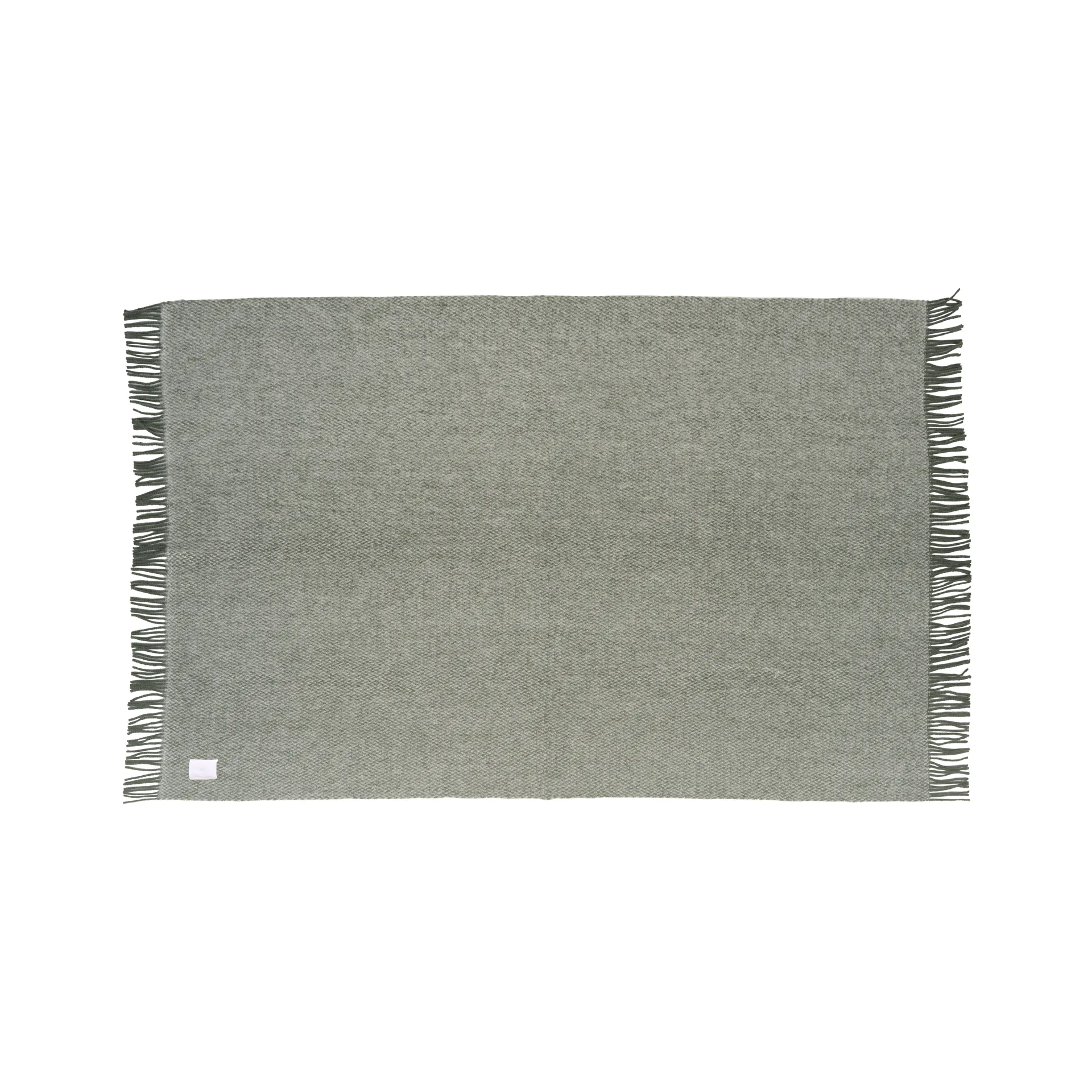 Sandstone wool throw 130x180 cm, Khaki green Scandi Living