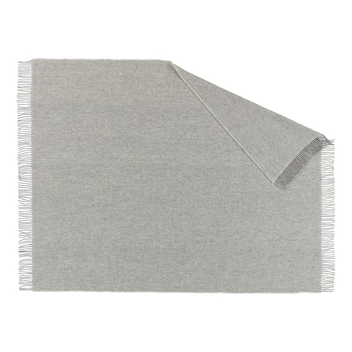 Sandstone wool throw 130x180 cm - Light grey - Scandi Living