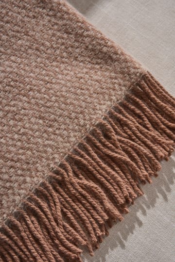 Sandstone wool throw 130x180 cm - Mocha - Scandi Living