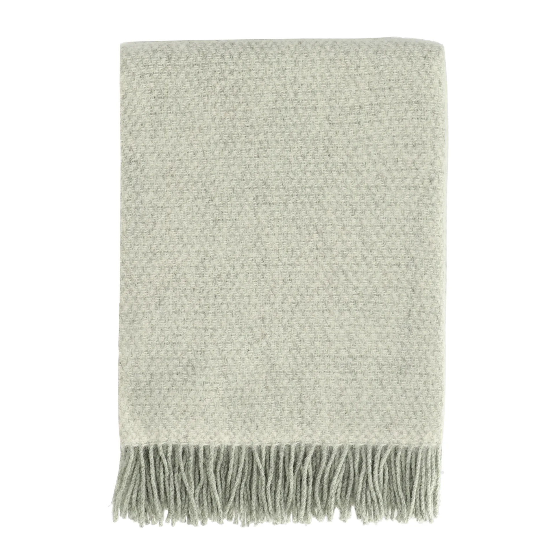 Sandstone wool throw 130x180 cm, Sage Melange Scandi Living