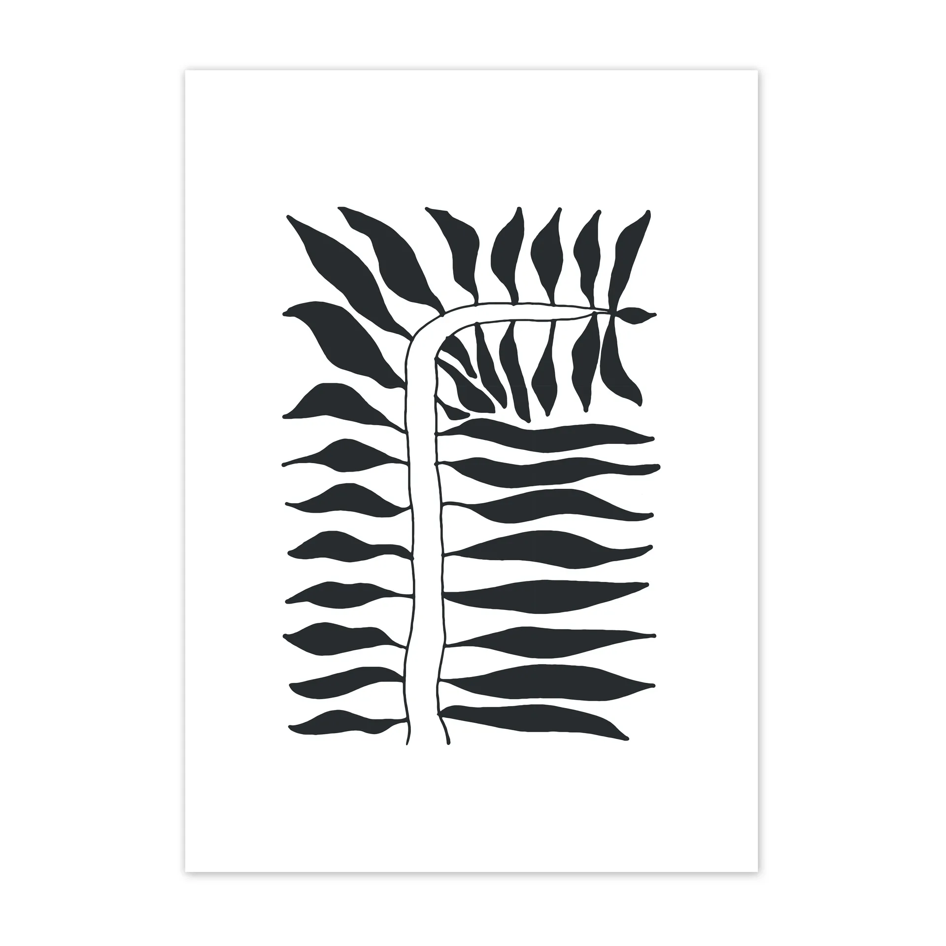 Seeding poster black, 40x50 cm Scandi Living