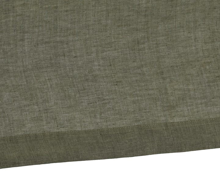 Serenity curtain with multiband 129x250 cm - Forest green - Scandi Living