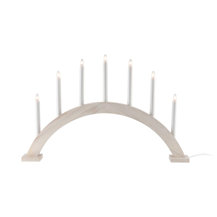 Sky advent candle bow 41 cm - white washed - Scandi Living