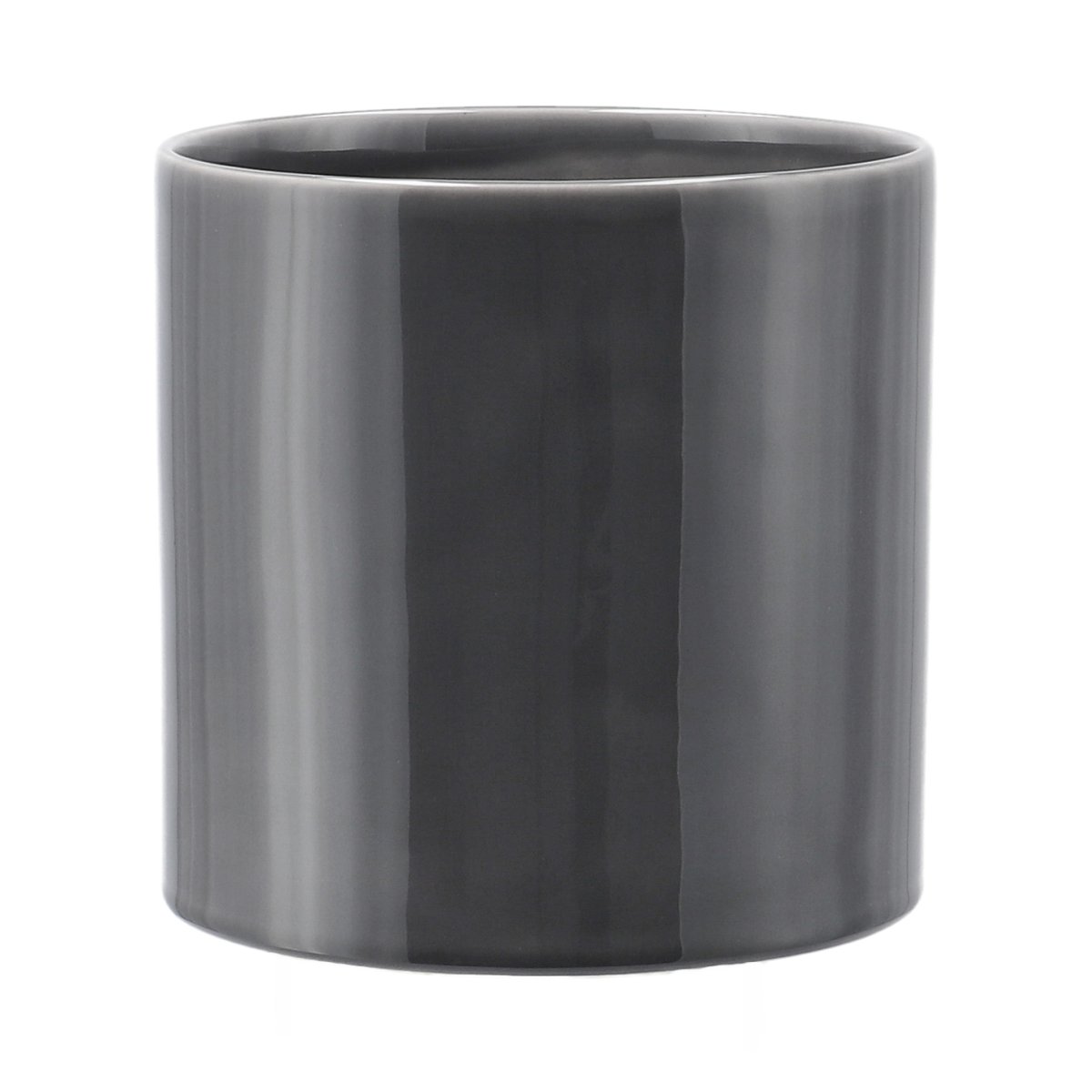 Scandi Living Sleek pot o12 cm Charcoal | Scandinavian Design | Flower pots | Grey