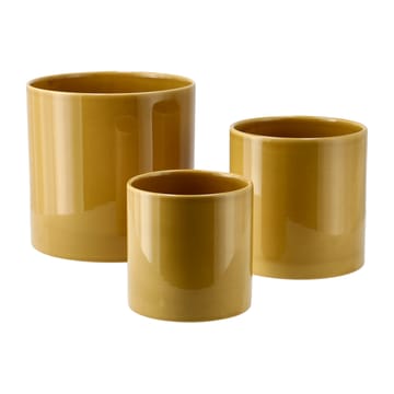 Sleek pot Ø12 cm - Mustard - Scandi Living