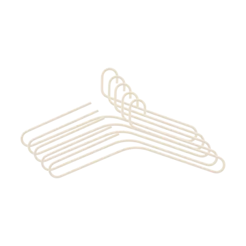 Smooth hanger 5-pack - Beige - Scandi Living
