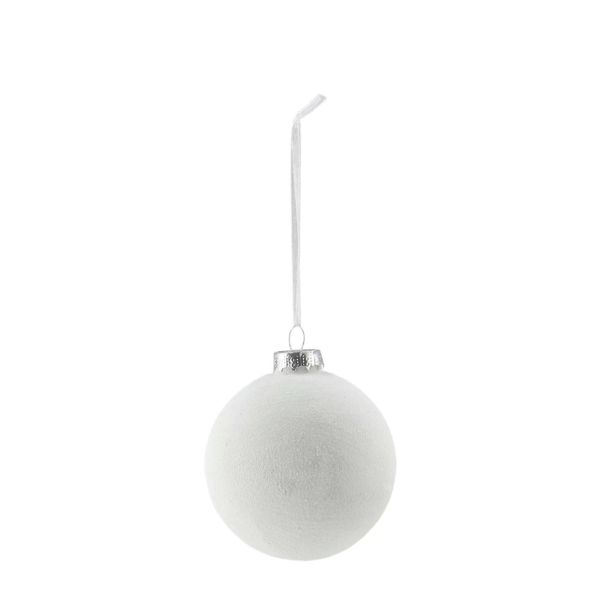 Snowing baubles 6-pack, White Scandi Living