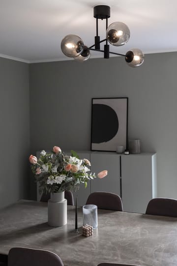 Solar ceiling lamp black 73 cm - Smokey grey - Scandi Living